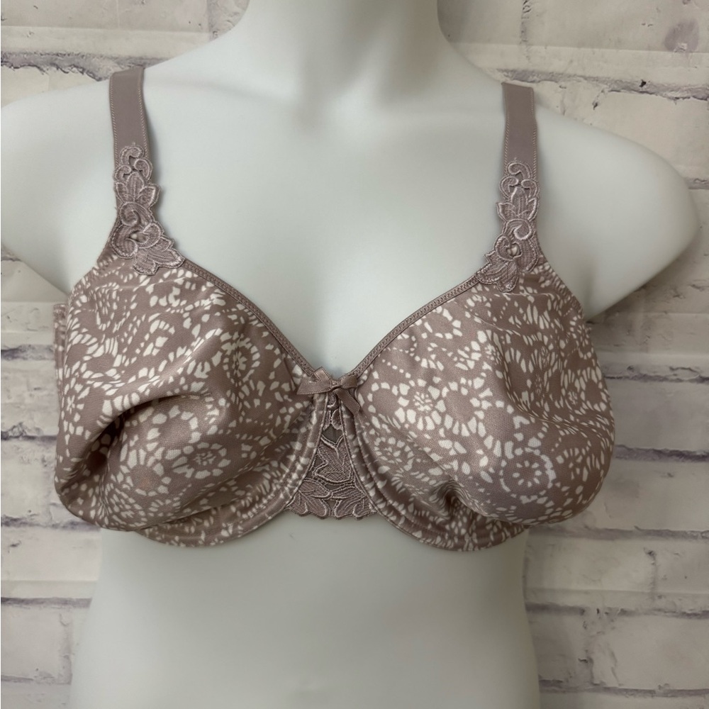 Chantelle Bra Size‎ 40DD Hedona Minimizer Underwire Contour Gray White C23310
